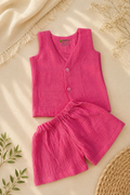 The Rasberry Ripple Muslin Unisex Co-Ord Set